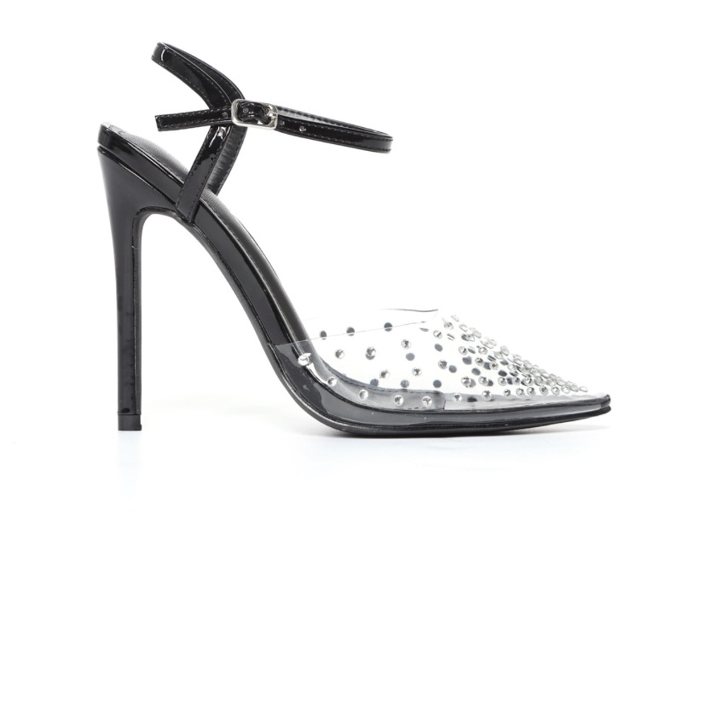 Transparent Rhinestone pump - Picture 6 of 9